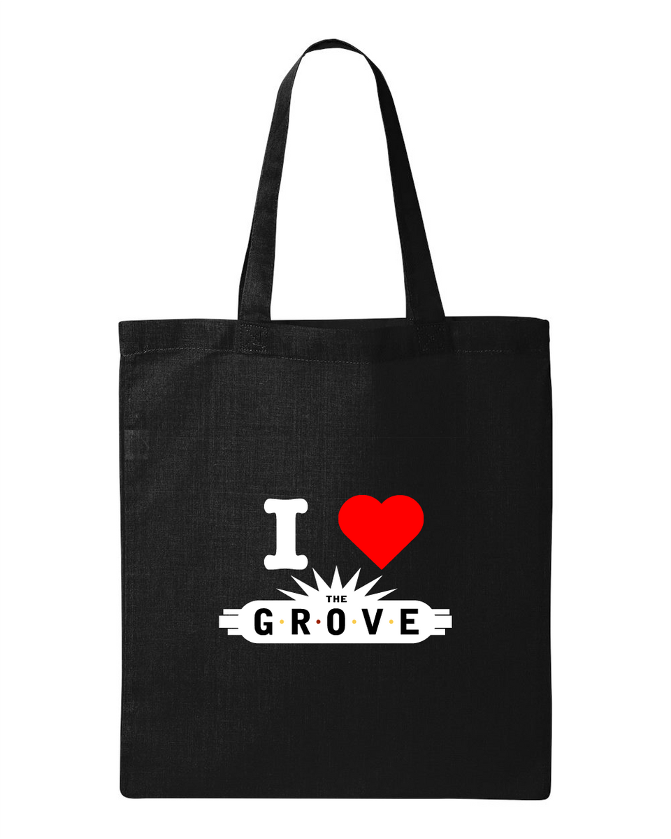 [GROVE]★23SU GR TOTE BAG eco-tote-bag-black-front-