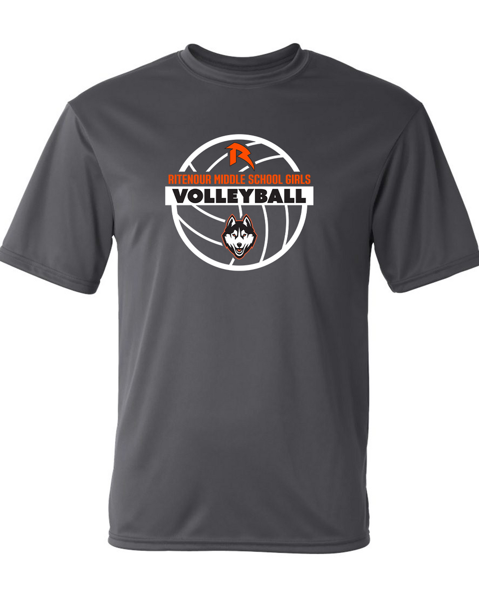 RMS Volleyball Performance Tee by Mattingly's Embroidery By Jack