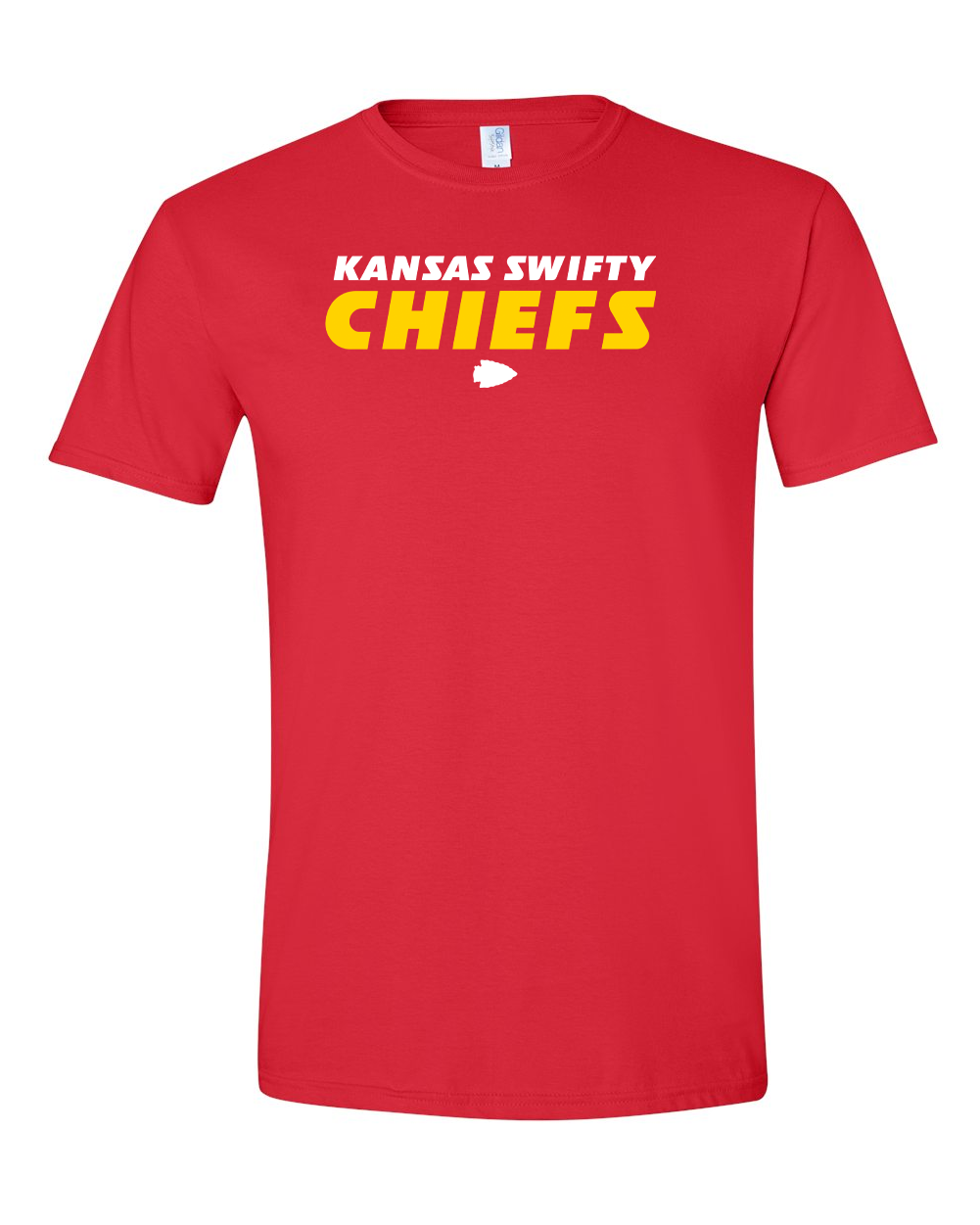Kansas Swifty Chiefs TAYLOR SWIFT TRAVIS KELCE - Tee – By Jack